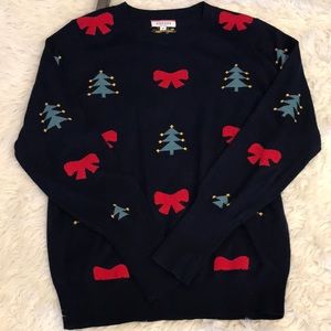 Navy blue holiday Sweater